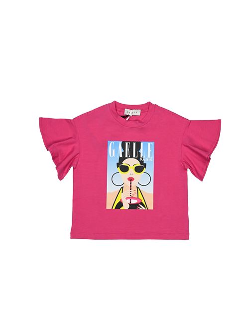 T-shirt, bambina, logata. GAELLE PARIS | 2746M00047FU